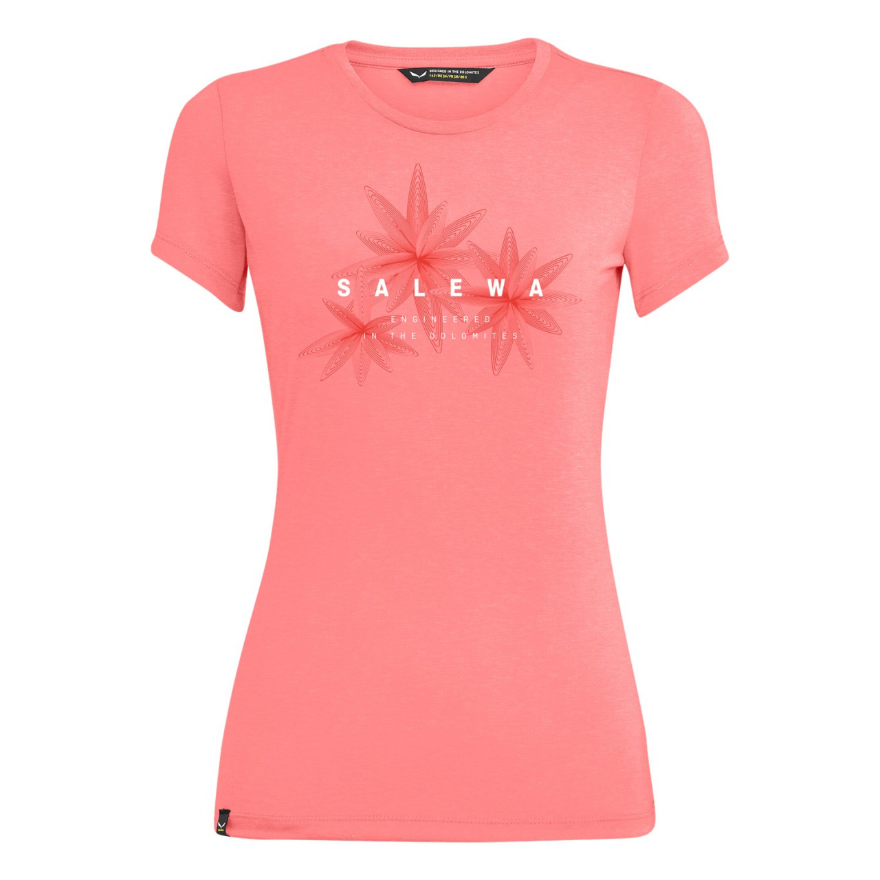 Camisetas Salewa Lines Graphic Dry Mujer Rosas Mexico (TV6591847)